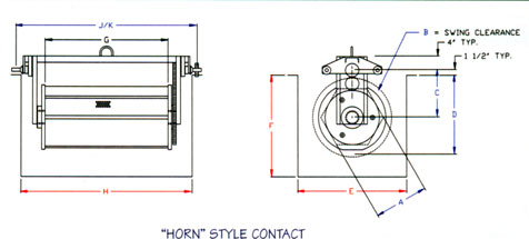 Horn Style Contact