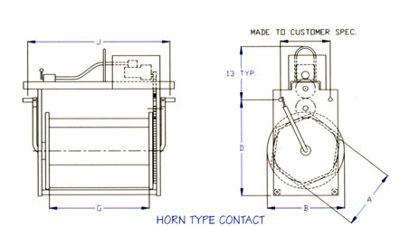 Horn Type Contact